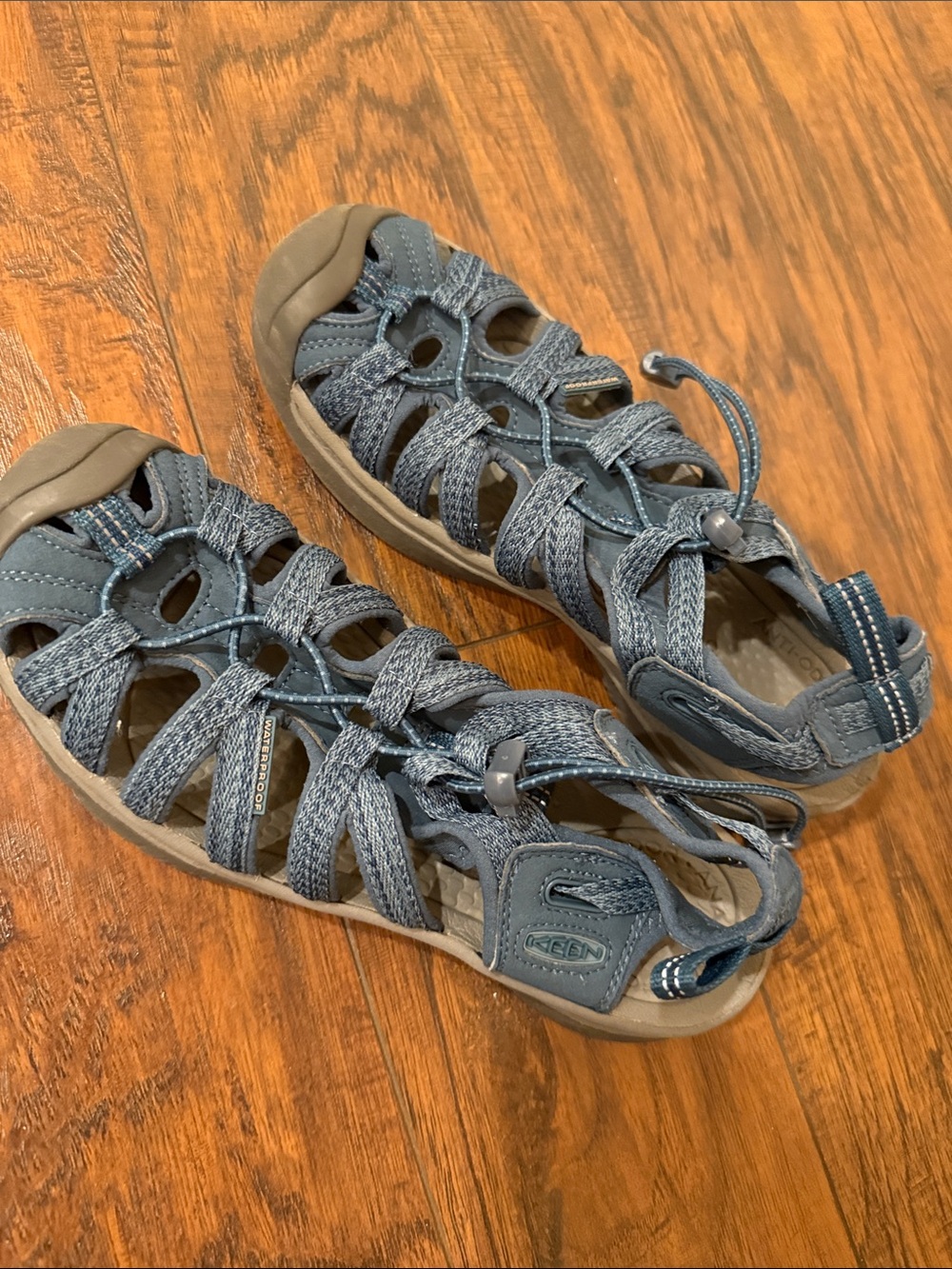 Keen Women's Slate Blue Braided Outdoor Sandals Size 7 - Like New